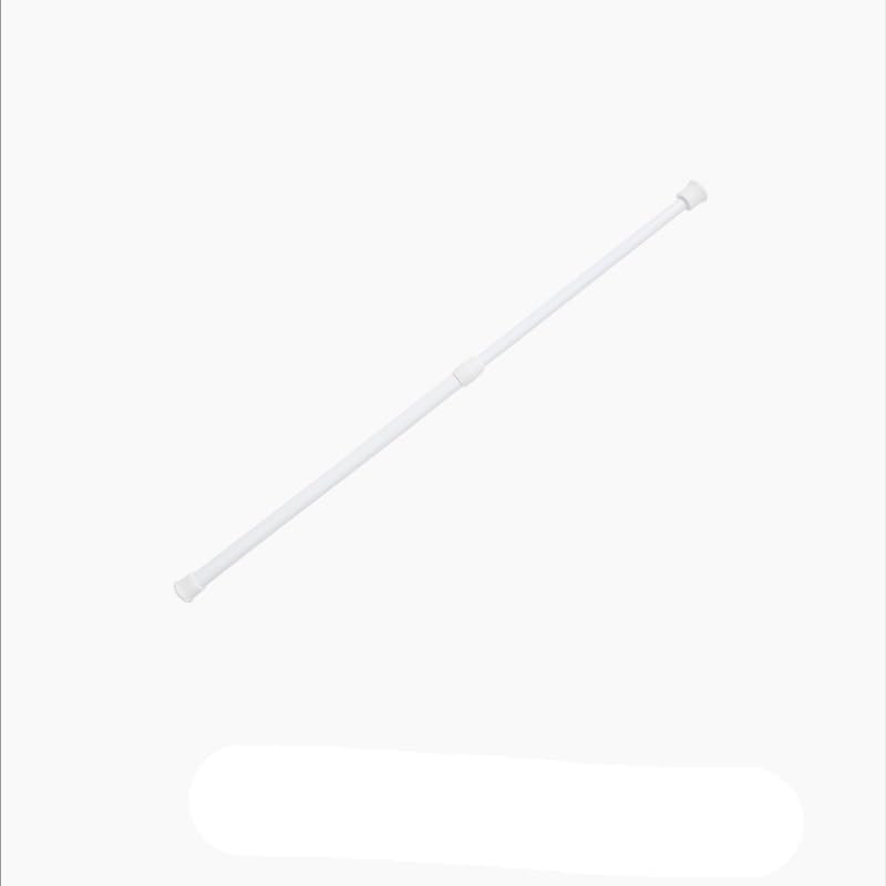 Miniatura 2 de Barra de cortina Barra De Cortina Ajustable Sin Perforación, Barra De Retractable De Almacenamiento, Extensible, Telescópica, Para Ducha Y Baño