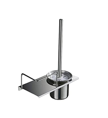 RUHEN Toilet Bowl Brush Wall Mount And Holder Set Stainless Steel With For Bathroom