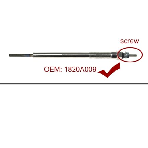 Bougies de préchauffage pour Mitsubishi Sportero L200 KB4T kit complet