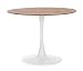 Tavolo BLOOM Effetto Rovere Diametro 100 Altezza 75 cm
