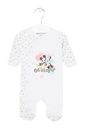 Disney Fille Grenouillere Mickey Minnie Grenouill re b fille, Gris, 12 mois EU Cover