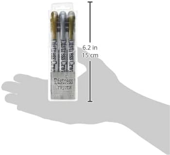 Ranger Metallics Tim Holtz Distress Crayon, 3 Piece Set
