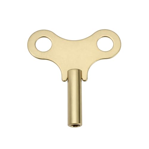 Create idea Uhrenaufziehschlüssel, Metall, 4 mm, Größe 7, Windschlüssel für antike Vintage-Schlüssel, Winduhren, quadratisches Loch, Uhrschlüssel, einseitiges Glockenspiel, 55 x 52 mm