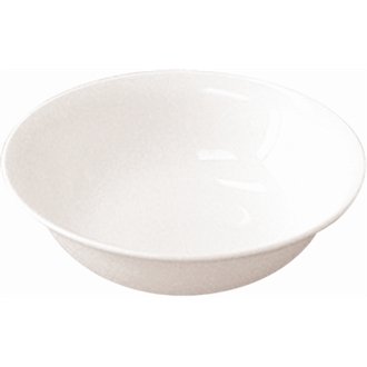Royal Bone China CG323 Bone Ascot Oatmeal Bowl, White