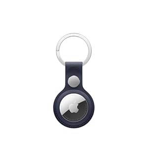 Apple AirTag FineWoven Key Ring – Navy ​​​​​​​