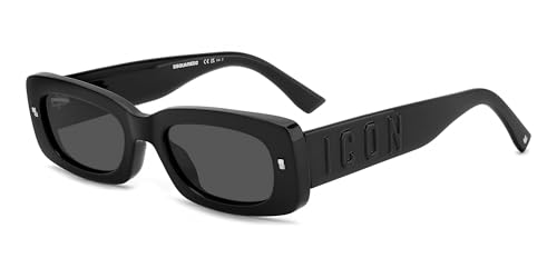 Lunettes de soleil DSQUARED2 Icon 0020/S pour homme et femme style mixte noir