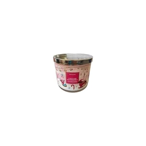 Bath & Body Works Twisted Peppermint Candle Cover