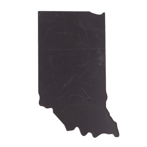 Imán de Acrílico con Forma de Indiana, Multicolor, 3.5 x 2.25 pulg miniatura 6