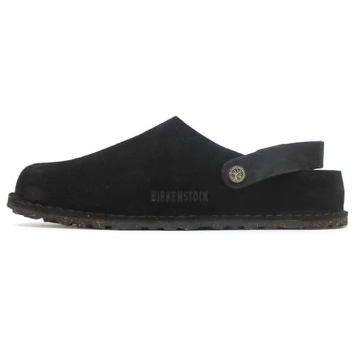 Birkenstock Unisex Lutry Premium Suede Black Sandals 9 W / 7 M US3