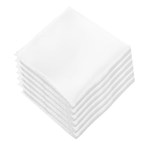 Ipetboom Classic Mens Suit Pocket Square Handkerchief Set Black White Purple Orange Decorative