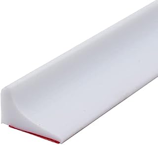 39Inch/1M Shower Threshold Water Barrier, Wet Room Bathroom Kitchen Floor Water Dam, Shower Tray Sealing Strip, Sink Bathtub Countertop Water Retaining Strip, Water Stopper Strip