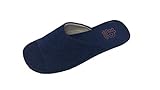 Berevere Berevëre Zapatillas de Estar por casa/Hombre/Chico/Berevëre/Numeración 40 al 49/Puntera Abierta/Empeine Rizo/Suela Eva/Color Marino/Talla 47