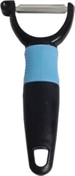 Bekner Royal Stainless Steel Sharp Blade Vegetable and Fruit Peeler Y Shaped Peeler (Blue, Black)