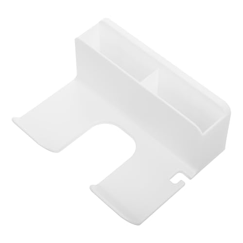Luxshiny Hair Dryer Bracket Wall-Mounted Hair Dryer Holder Versatile Bathroom Rack Organizer Easy Install No Punching