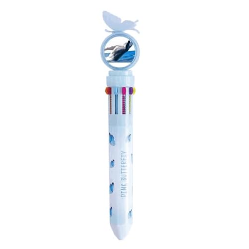 Stylo à bille rétractable multicolore baleine pour éviter de perdre ses fournitures