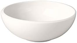 Villeroy & Boch NewMoon BOL Modern Bowl for Cereals, soups, Salad or Desserts Made of Premium Porcelain, Dishwasher Safe, White, 750 ml