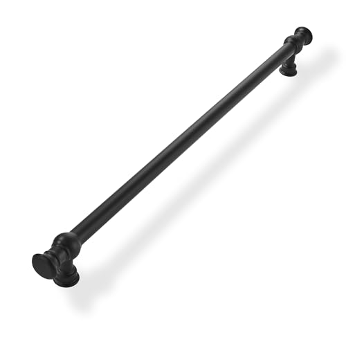 khtumeware 1 Pack 12inch(305mm) Hole Center Appliance Pulls Matte Black Cabinet Pulls Solid Heavy Duty Pull Cabinet Hardware Handle for Kitchens cabinets Dressers Pull for Bathroom
