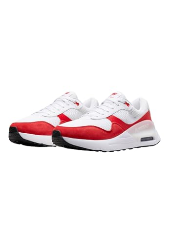 Nike Nike Nike Air Max Systm SneakerChildren & Youth, White White University Red Photon Dust, 9.5