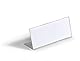 Durable Tischnamensschild L-Aufsteller (aus Acryl, 61 x 150 mm) 10 Stück, transparent, 805419