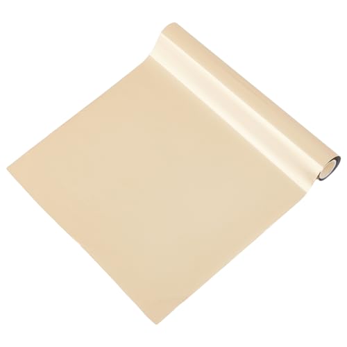 SUPERFINDINGS 1Roll 5m Bisque Toner Reactive Foil Paper 19.3cm Wide Transfer Foil Roll Glimmer Reactive Foil for Laser Printer and Laminator DIY Embossing Scrapbooking Craft Projects