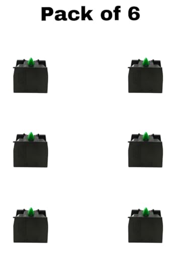 Image of AES XAC Series Push Button Switch Contact Block - ZB2-BE101C (NO) | 10A 600V Auxiliary Contact Block for Industrial Machines, Automation & Control Panels | Screw Clamp Terminal | Pack of 6