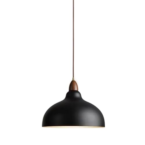Lampe minimaliste fer et bois pour rehausser le comptoir de bar