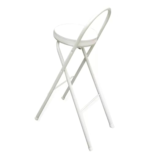 Chaise haute de cuisine compacte et ronde pour optimiser l'espace