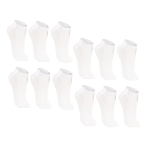 Kit 12 Pares Meias Lupo Infantil Kids Original Algodão Unissex - 810-30 a 36 calçado - BRANCO