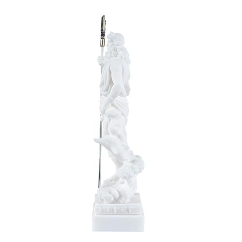 Estatua de Poseidón Dios Griego del Mar 7 Pulgadas miniatura 7