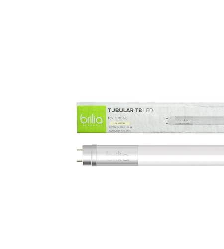 Lâmpada Tubular Led T8 4000k 18w 120cm- BRILIA