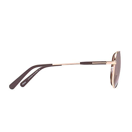 Piranha Charter Gold Aviator Sunglasses for Men with Brown Polarized Lens3