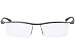 Agstum Pure Titanium Half Rimless Business Glasses Frame Optical Eyeglasses Clear Lens (Gunmetal)