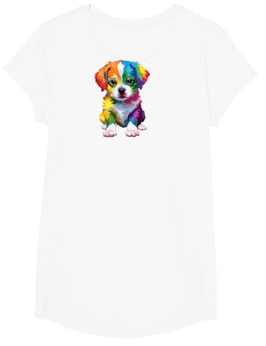 Bunter süßer Welpe - Bezaubernder Hund T-Shirt