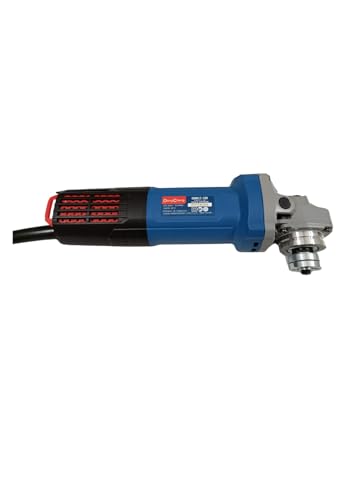 Image of DongCheng Angle Grinder | 1100W | 13000rpm | 100mm Wheel Diameter | Ultra-Slim Body | Extra Pair of Carbon Brush Included | Two Metal Cutting Wheel & One Pair Of Hand Gloves FREE | DSM17-100 |