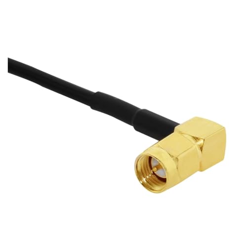 Adaptateur pigtail mâle angle droit RG174 50cm évite la torsion des câbles