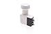 FTA Universal Ku Band LNB, Quad, 0.3dB Satellite Dish LNBF, Linear, Polarized (0.3 dB, Quad)