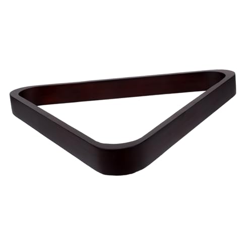 Totority Wooden Pool Table Billiards Ball Rack Triangle Billiard Organizer Set Pool Accessories for Home Party Club