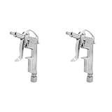 2Set Blow Dust Pneumatic Tool Air Blow Pneumatic Dust Air Nozzle Long NozzlesBlow Adjustable Aluminum Alloy for Motorcycle Repairing Industry