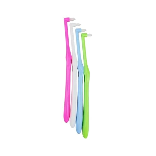 Cepillos de dientes de una sola cabeza para ortodoncia pack de 40 unidades