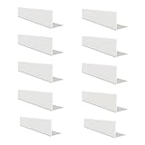  REI  10 Perfiles en L de Ángulo Lados Iguales en Aluminio  Fabricado en Metal en Acabado Blanco  Proyectos de Bricolaje  Medidas : 30x30mm  Longitud Perfil 1m  Espesor Pletina 2 mm