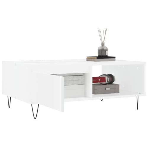 Table basse Mangloder avec rangement pour optimiser l'espace du salon moderne
