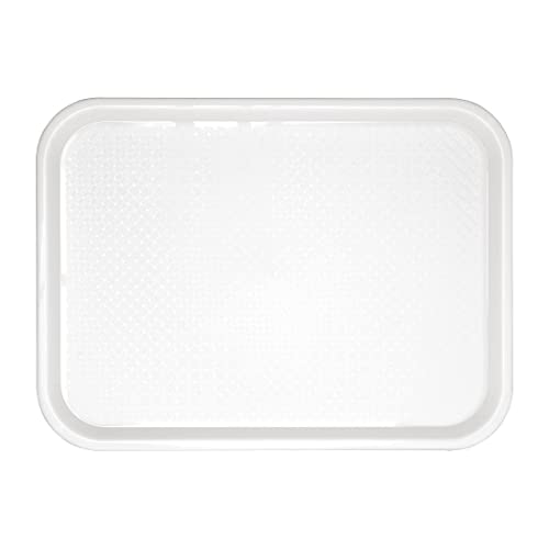 Kristallon bandeja de restauración 450 x 350 mm color blanco, fuente de servir.