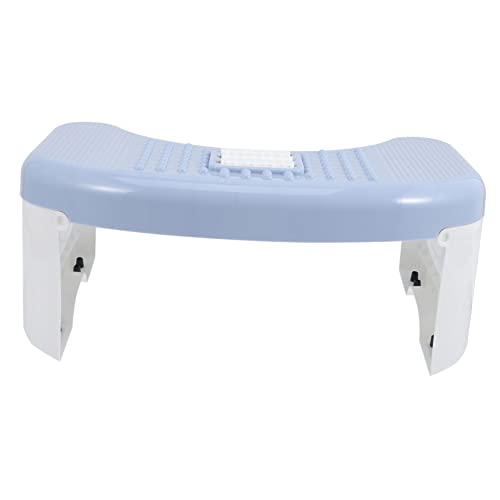 minkissy Taburete de baño Elevador para el WC alzador WC Asiento Inodoro taburetes de baño para Adultos Balde reposapies de Oficina Taburete de pie escalón de baño para Adultos el plastico