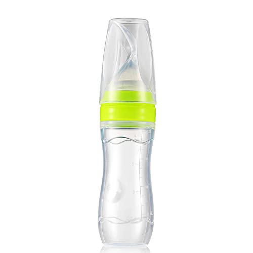 lifcasual Bebê Criança Leak-proof Food dispensação colher cereais suco de 120ml Mamadeira