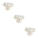 DOITOOL 3 Sätze Selbstklebende Möbelrollen Drehbare Schwerlastrollen für Aufbewahrungsboxen Geräte und Möbel Leise und Bodenschonend für Möbel und Blumenkästen