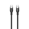 HyperJuice 240W Silicone USB C to USB C Cable (3ft/1m) for All Devices. Durable 240W USB-C Charge Cable. Portable, Tangle-Free Design, Over-Temperature Protection. Charges Any USBC to USBC Device