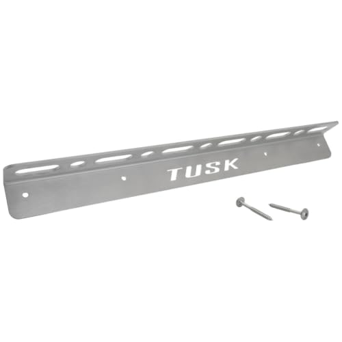 TUSK Strap Rack Hanger Holder Aluminum Rack Wall Mounted for Enclosed Race Trailer Garage Shop Storage Organizer- Holds Tie Downs, Ratchet Straps.