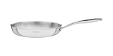 Tramontina - Sartén Grano, de Acero Inoxidable y Terminación Brillante, con Cuerpo Triple y Mango, 20 cm y 1,2 L