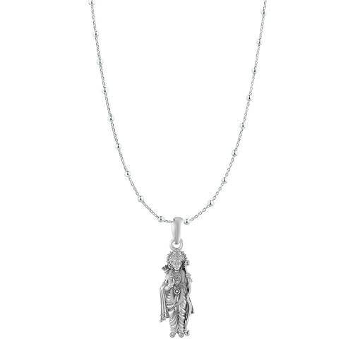 Medaillon Bhagwan Shri Ram en argent sterling 925 de haute purete