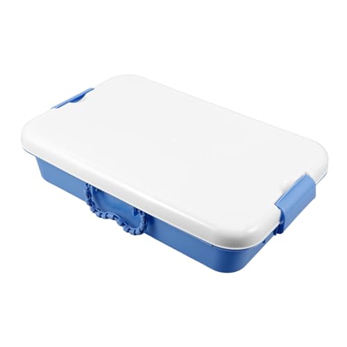 ifundom Tragbare Sandkasten Aufbewahrungsbox Mit Deckel Robuster Kunststoff Multifunktionaler Kids Toy Organizer Mit Tragegriff Großer Innenraum Für Spielsand Und Spielzeug Leicht Zu Reini